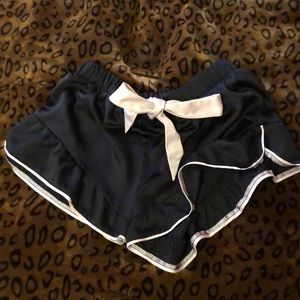 victoria secret silk pj shorts